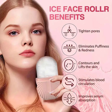 Ice Facial Roller for Face Massage, Skin Care & Puffiness Relief