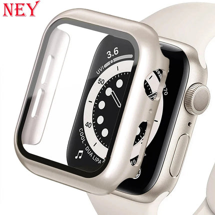 WatchGuard Glass Case for Apple Watch Ultra 2/Series 9/8/7/6/SE 41mm–49mm Screen Protector Cover