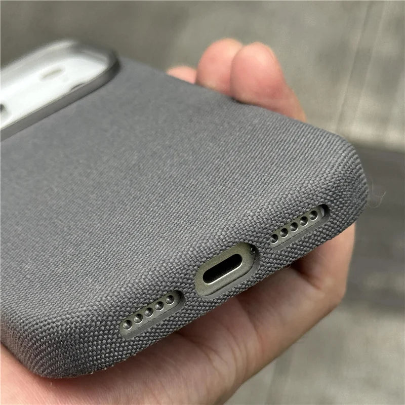 Original Tech Woven Nylon Fabric MagSafe Case for iPhone 17 Pro/17 Pro Max with Active Touch Camera Button