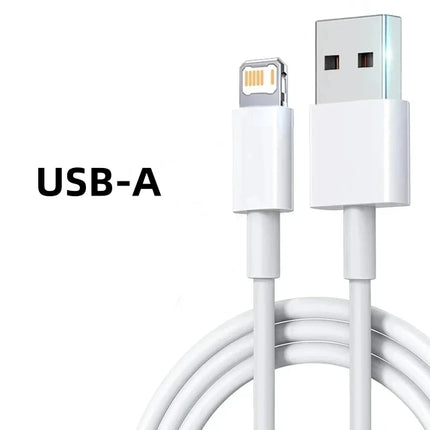 OKEYWOW 35W PD USB-C fast charger cable for iPhone 15 to 11 Pro Max, fast charging data cable with durable design.