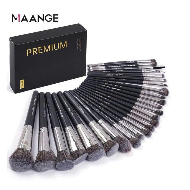 Velora Beauty 25pcs Makeup Brush Set Gift Box Foundation Eyeshadow Contour Concealer Kit