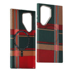 Green Red Plaid / For Galaxy S24 Ultra