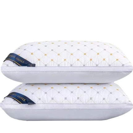 OKEYWOW hotel cervical support pillow with ergonomic design, ideal for sleep aid and comfortable rest in home or dormitory settings.
