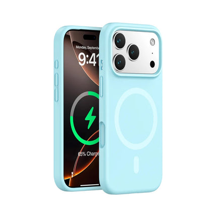 SilkCore MagSafe Silicone Case for iPhone 17 Pro Max/17 Pro/17 Air/17/16 Solid Color Wireless Charge Cover