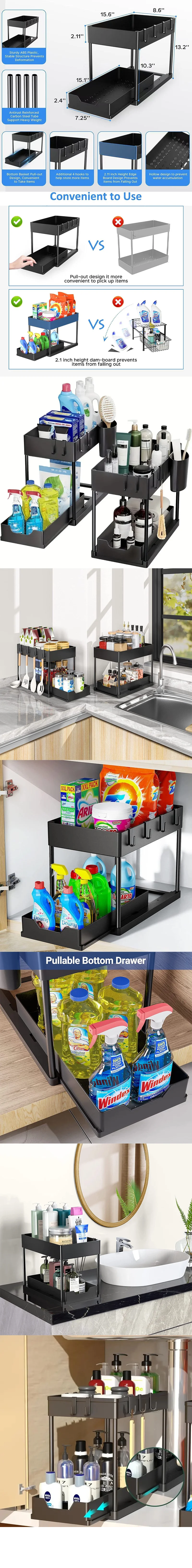 Multi-Functional Space Saver Storage Rack