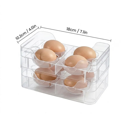 EggNest Stackable Fridge Egg Holder & Storage Tray