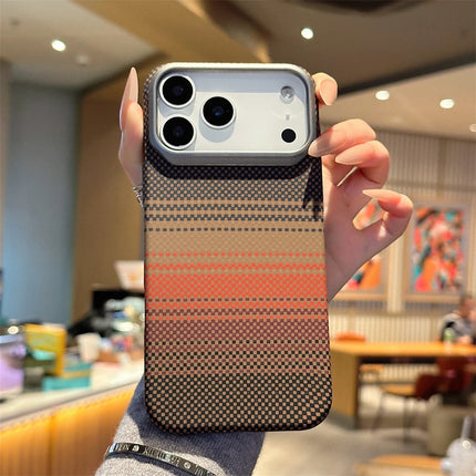 OKEYWOW iPhone carbon fiber matte case, ultra-thin shockproof cover for 17 Air, 16, 15, 14, 13, 12 Pro Max models
