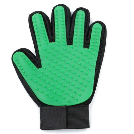 Pet Grooming Gloves Silicone Cat Dog Hair Removal Bath Brush Cleaning Tool