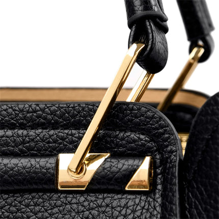 Women Leather Crossbody Bag 3-Layer Large Capacity Shoulder Tote Designer Messenger Bag