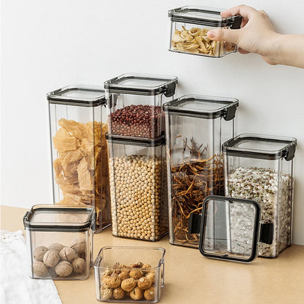 FreshLock Kitchen Storage Jars Set 1–4pcs Sealed Grain Seasoning Container Box