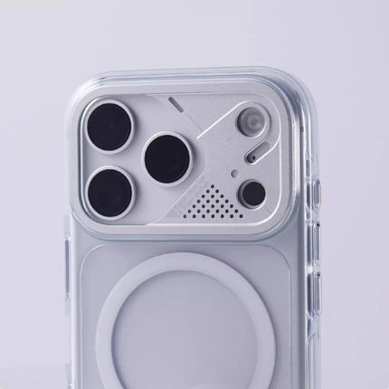 LumiMag Clear Case for iPhone 17 Pro Max/17 Pro MagSafe Metal Lens Protection Hard Cover