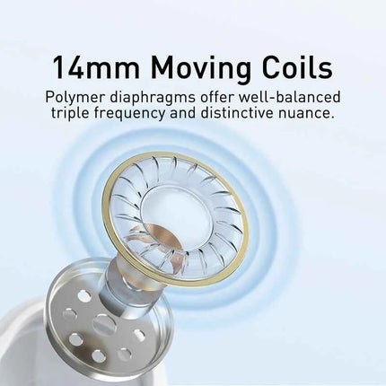 Baseus H17 3.5mm Wired Earphones with Mic In-Ear Headset for Sport