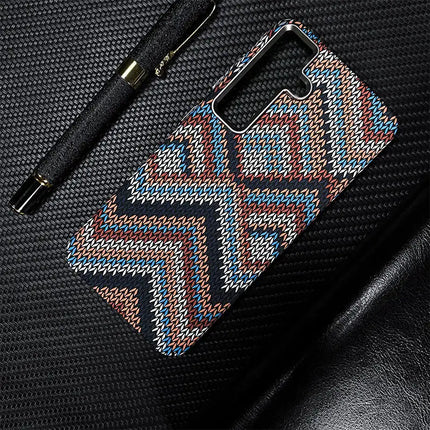 Carbon Fiber Metal Lens MagSafe Case for Samsung Galaxy S25/S24/S23 Ultra Shockproof Cover