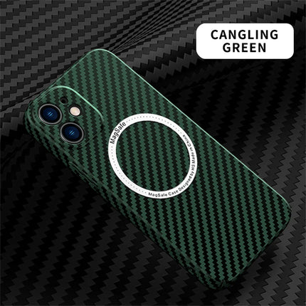 OKEYWOW iPhone carbon fiber case with ultra-thin design and camera protection for models 11 to 17, hard back cover.