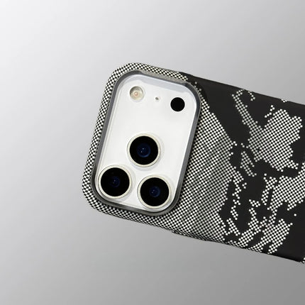 RiverEdge MagCase for iPhone 17/16/15 Pro Max Mountain Abstract Hard PC Full Ring Camera Cover