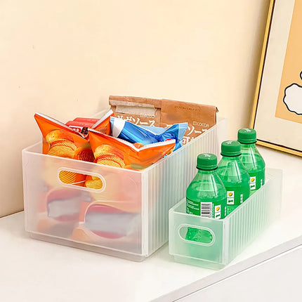 FoldEase Foldable Storage Basket with Handle