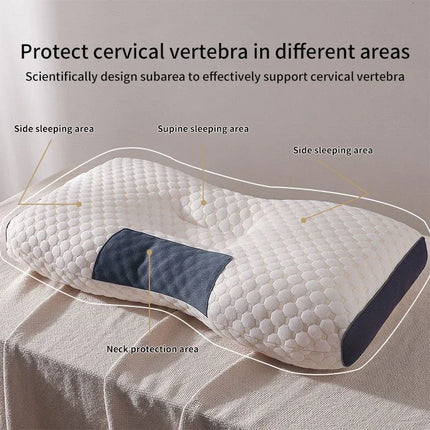 NeckRest Cervical Sleep Pillow Orthopedic Soybean Fiber Massage Support Pillow SPA Comfort