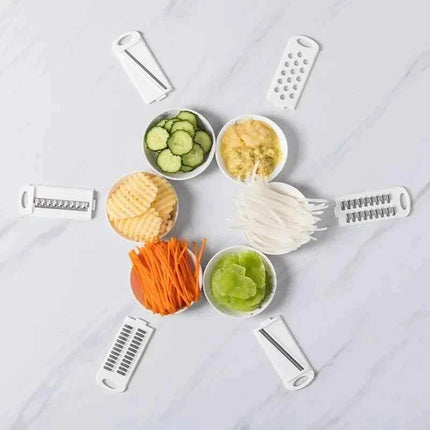 PrepEase 9-in-1 Multi Vegetable Chopper & Mandoline Slicer