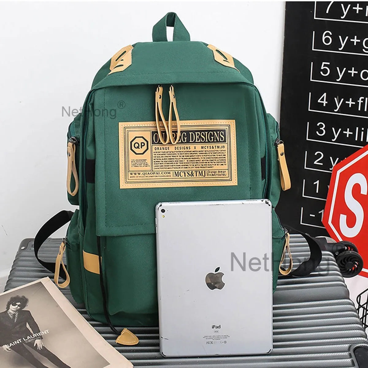 Men&Women Laptop Backpack Waterproof Large Rucksack Travel School Bags