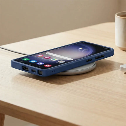 LuxeFrost MagSafe Armor Case for Samsung Galaxy S26 Ultra / S25 / S26+ Matte Shockproof Cover
