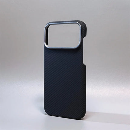 GeoCarbon MagSafe Case for iPhone 14/15/16/17 Pro Max Air Alloy Camera Armor Cover