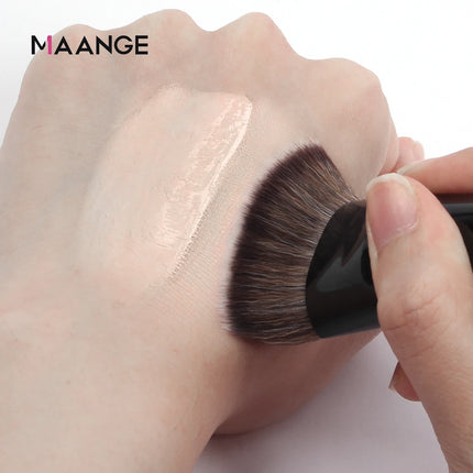 Velora Beauty Flat Top Foundation Brush with Box Powder Blush Concealer Makeup Tool