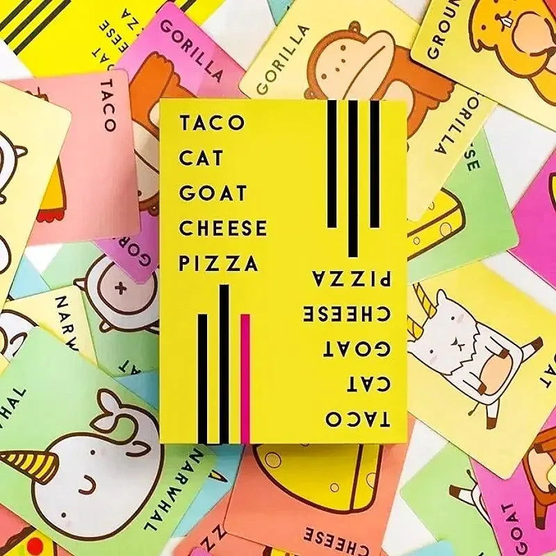 Taco Cat Goat Cheese Pizza: Outrageously Fun Adult Party Card Game for Family Gatherings, Couples, and Friends