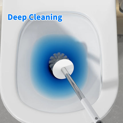 WORTHBUY Wall-Mounted Toilet Cleaning Brush with Holder