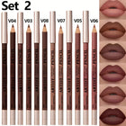 Velora Beauty 6pcs Lip Liner & Matte Lipstick Set Waterproof Long Lasting Lip Makeup
