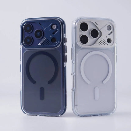 LumiMag Clear Case for iPhone 17 Pro Max/17 Pro MagSafe Metal Lens Protection Hard Cover