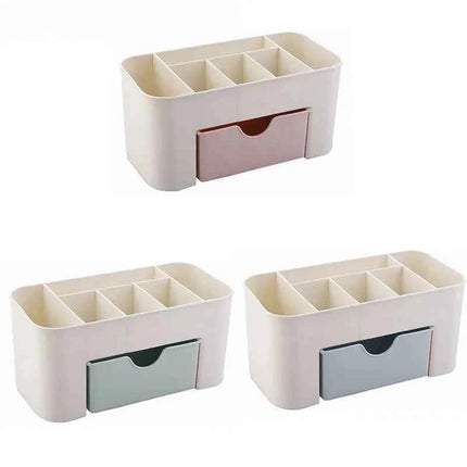 Nail Art Organizer Box for Cotton Pads, Swabs & Beauty Tools