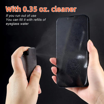 CleanMist 2 in 1 Screen Cleaner Spray with Microfiber Cloth for Phone Tablet Laptop