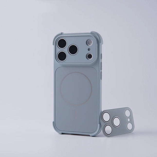 MonoGuard MagSafe Case for iPhone 17/16/15/14/13 Pro Max Anti-Fall Lens Shield Cover