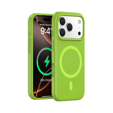 SilkCore MagSafe Silicone Case for iPhone 17 Pro Max/17 Pro/17 Air/17/16 Solid Color Wireless Charge Cover