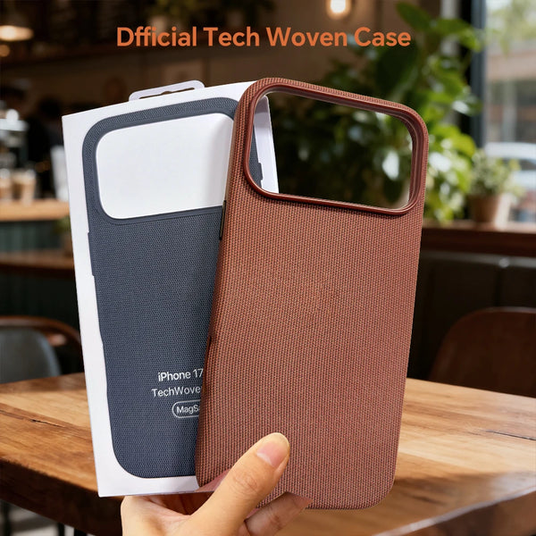 Original TechWoven Magnetic Case for iPhone 17/17 Pro Max – MagSafe Wireless Charging Anti-Drop Protective Cover