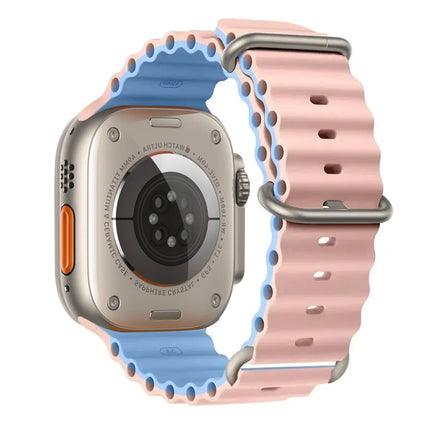 OceanFlex Silicone Sport Band for Apple Watch Ultra 2/Ultra/Series 10/9/8/7/6/SE 38mm–49mm