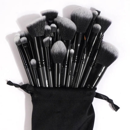 Velora Beauty 30pcs Makeup Brush Set Foundation Concealer Eyeshadow Powder Blush Blending with Bag