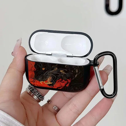 AirPods Pro Case Dragon Lion Cover for AirPods 1/2/3/4 Protective Earphone Case