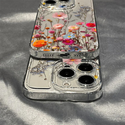 FloraBloom Clear Case for Samsung Galaxy S26/S25 Ultra/S24 FE/A56/A55 Shockproof Cover