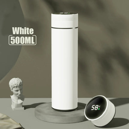 Smart LED Temperature Display Stainless Steel Thermos Bottle 500ml