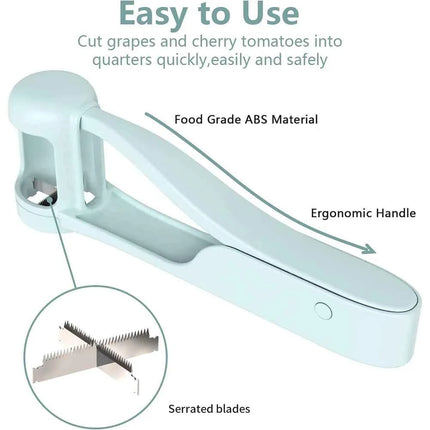 Fruit Grape Cutter & Slicer for Grapes, Cherry Tomatoes & Strawberries