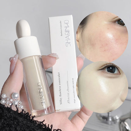 Velora Beauty Flawless Liquid Concealer Full Coverage Dark Circles Blemishes Long Lasting Smooth Finish