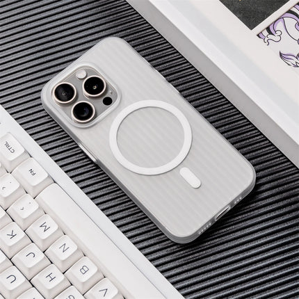 Corrugated Clear MagSafe Case for iPhone 17/16/15/14/13/12 Pro Max Matte Hard Cover
