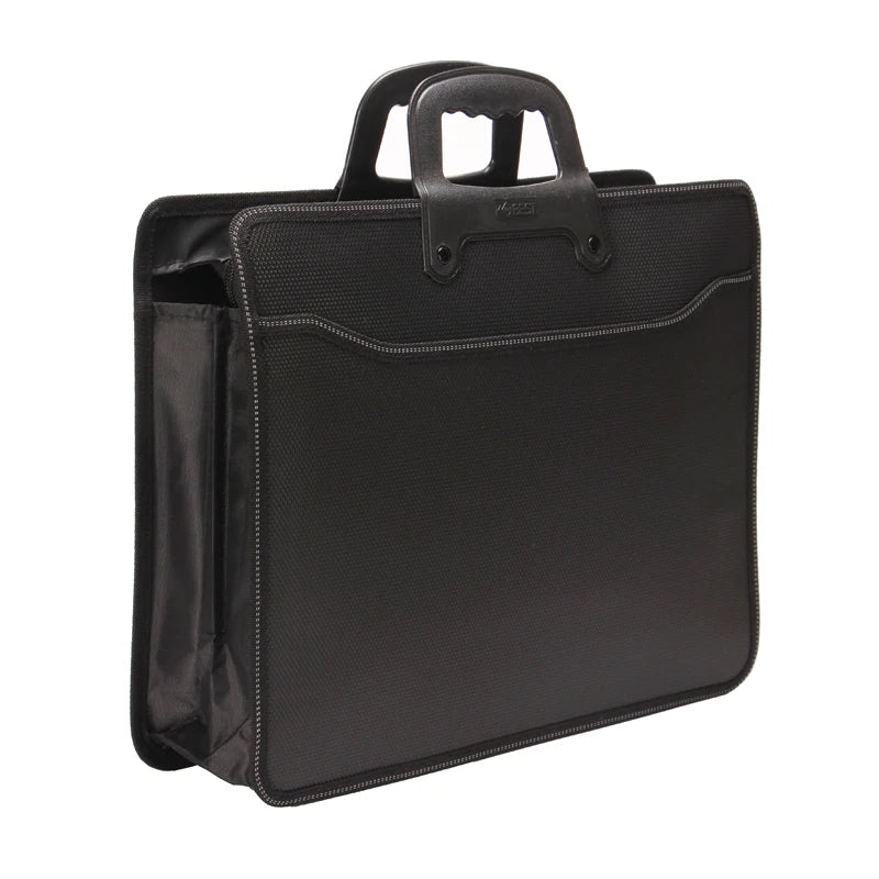 Large-capacity A4 Portable Document Bag Office Document Information Bags Pockmarked Dotted Briefcase Business Bag Promotional