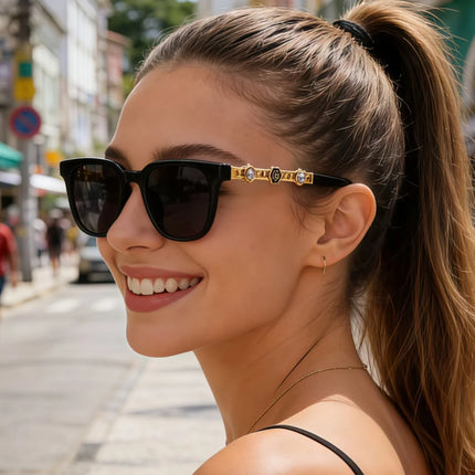 Retro Colour Pop Sunglasses with UV Protection