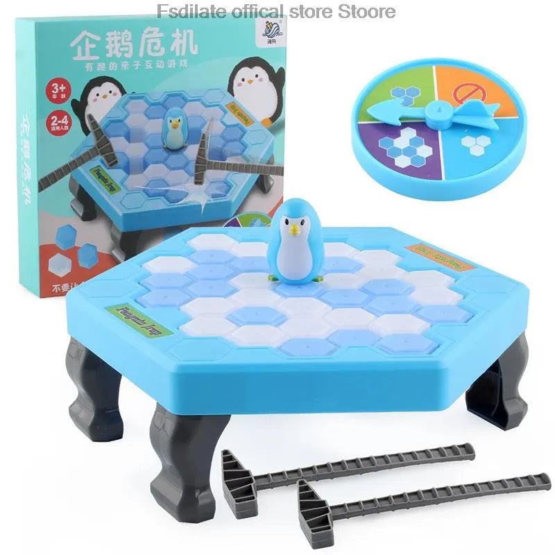 Penguin Breaking Ice Table Game: Parent-Child Interactive Puzzle Toy, Ideal for Parties, Family Gatherings, and Birthday Gifts