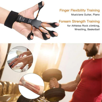 GripPro 6 Level Hand Strength Trainer Finger Exercise Grip Expander Tool