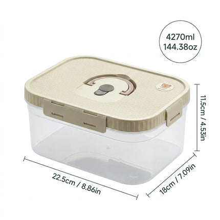 FreshSeal Stackable Food Storage Container with Handle & Lid