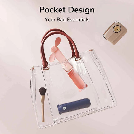 USB Rechargeable Mini Handheld Fan Foldable Travel Cooling Fan