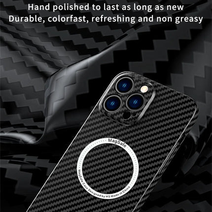 OKEYWOW carbon fiber iPhone case with ultra-thin design, hard back cover, and camera protection for iPhone 11 to 17 Pro Max XR XS.